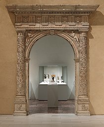 Renaissance Doric altar enframement, probably from Tuscany, Italy, now in the Metropolitan Museum of Art, New York, unknown architect, c.1530–1550