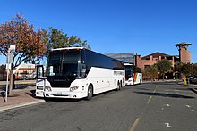 Amtrak Thruway buses at Martinez Amtrak Thruway Motorcoach buses at Martinez station, November 2019.JPG