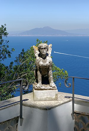 Anacapri, Villa San Michele, sphinx