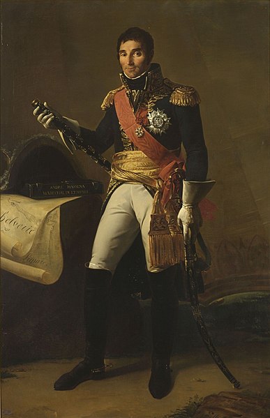 Portrait of Masséna made c. 1853 after an 1814 original by Antoine-Jean Gros