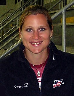 Angela Ruggiero was part of the United States gold medal-winning ice hockey team. Angela Ruggiero.jpg