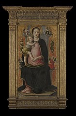 Virgin and Child Enthroned