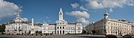 Arad town hall square, Arad County