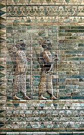 Boogskutters vries uit Darius se paleis by Susa, ca. 510 v.C.