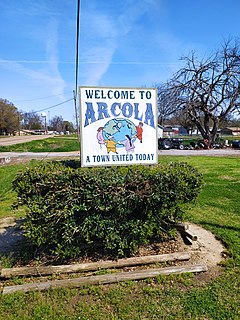 <span class="mw-page-title-main">Arcola, Mississippi</span> Town in Mississippi, United States