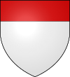 Argent a chief gules