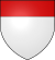 Argent a chief gules.svg