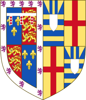 Arms of Anne de Mortimer, Countess of Cambridge.svg