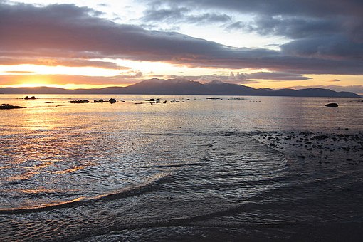 Arran Sunset Taken from Bell Stane, Ardneil Bay, 2007