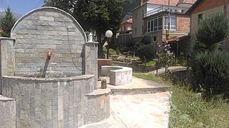 Village water fountain, Arvati centre