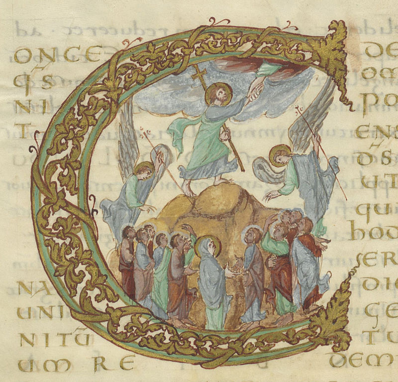 Ascension, sacramentaire de Drogon.jpg