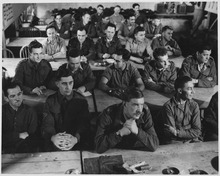 Audience in demolition class, Milton Hall, c. 1944 Audience in demolition class. Milton Hall, England, circa 1944., 1943 - 1944 - NARA - 540063.tif