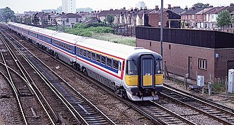 442 410 approaching Mount Pleasant crossing