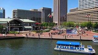 Harborplace Shopping mall in Baltimore, Maryland