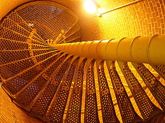 Barnegat Light House interior.JPG