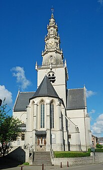 L'église vue de l'est.