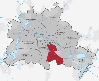 So kommt man zu dem Bezirk Neukölln, Bezirk Neukölln, 12043 Berlin, Deutschland mit den Öffentlichen - Mehr zum Ort Hier