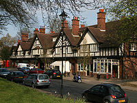 Typical local shopping parade in Bournville village BirminghamBournvilleShops.jpg