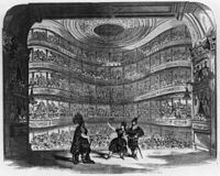 Театр Bowery, Нью-Йорк в газеті Френка Леслі, 1856