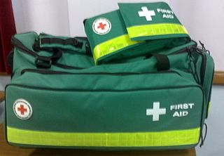 First aid kit Collection of supplies and equipment that is used to give medical treatment