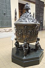Bronzetaufe (Hildesheimer Dom) - casting in Pushkin museum 01 by shakko.jpg