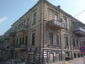 Дом, в котором жил Ахмед Раджабли (улица Мирза Ага Алиева 126, построен в 1890 году)[9]