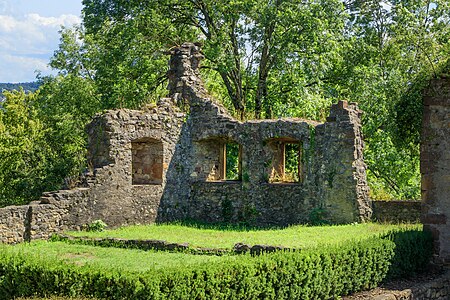 Southeast corner of the Outer bailey Rötteln Castle Lörrach Germany