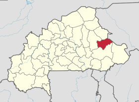 Localisation de Komandjoari