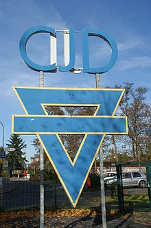 Logo sign outside CJD headquarters CJD-Logo.jpg