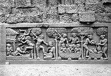 COLLECTIE TROPENMUSEUM Reliëf O 89 op de verborgen voet van de Borobudur TMnr 10015826.jpg