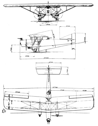 CPA 1 3-view drawing from L'Aeronautique May,1926 CPA 1 3-view L'Aeronautique May,1926.png