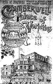 A c. 1900 poster for the Camberwell Palace