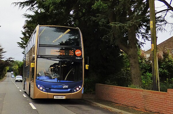 Stagecoach South East Scania N230UD Alexander Dennis Enviro400 on "Gold" route 16