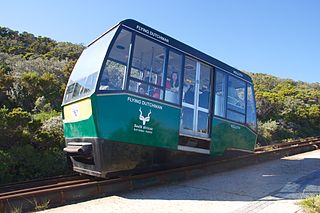 Flying Dutchman Funicular funicular railway at Cape Point in South Africa