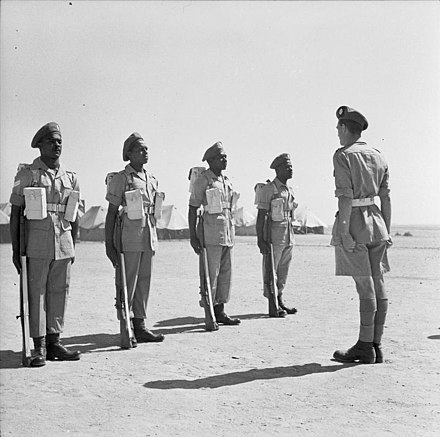 Caribbean Regiment soldiers in Egypt