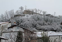 Il colle del Castello in inverno