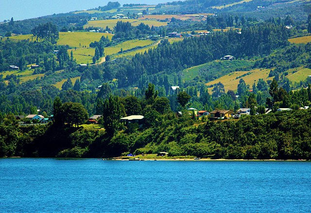 Countryside in the outskirts of the city of Castro