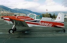 1971-built Cessna A188A AGwagon in use at Minden, Nevada as a sailplane tug Cessna A188A Agwagon N9961G Minden NV 27.10.05R edited-2.jpg