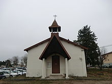 Foto der Kapelle des Militärlagers in Balan.