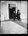 Charles Evans Hughes and wife leaving White House, Washington, D.C. LCCN2016893981.jpg