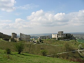 The ruins of Chateau Gaillard in Normandy Chateau gaillard (France, Normandy).JPG