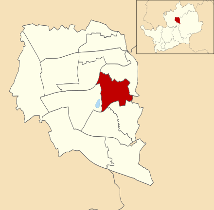 Location of Chells ward