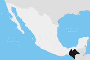 Poziția localității Chiapas