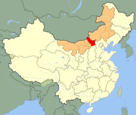 Localisation de Ulaan-Chab