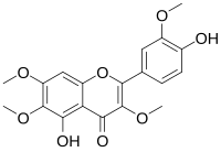 Chemische Struktur von Chrysosplenetin