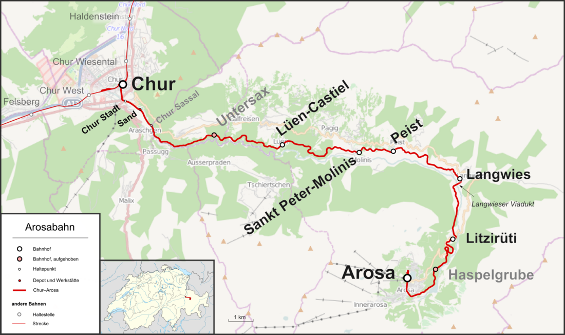 Spoorlijn Chur–Arosa