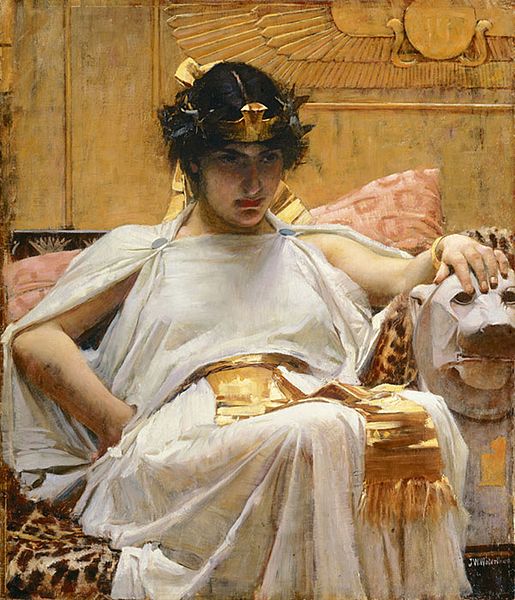 File:Cleopatra - John William Waterhouse.jpg