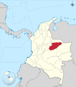 Location of Casanare