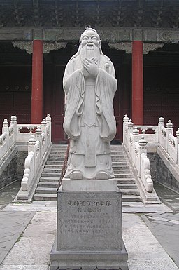  Confucius Statue at the Confucius Temple 