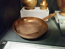Copper frying pan, 5th-4th century B.C., Thessaloniki - Greece.jpg